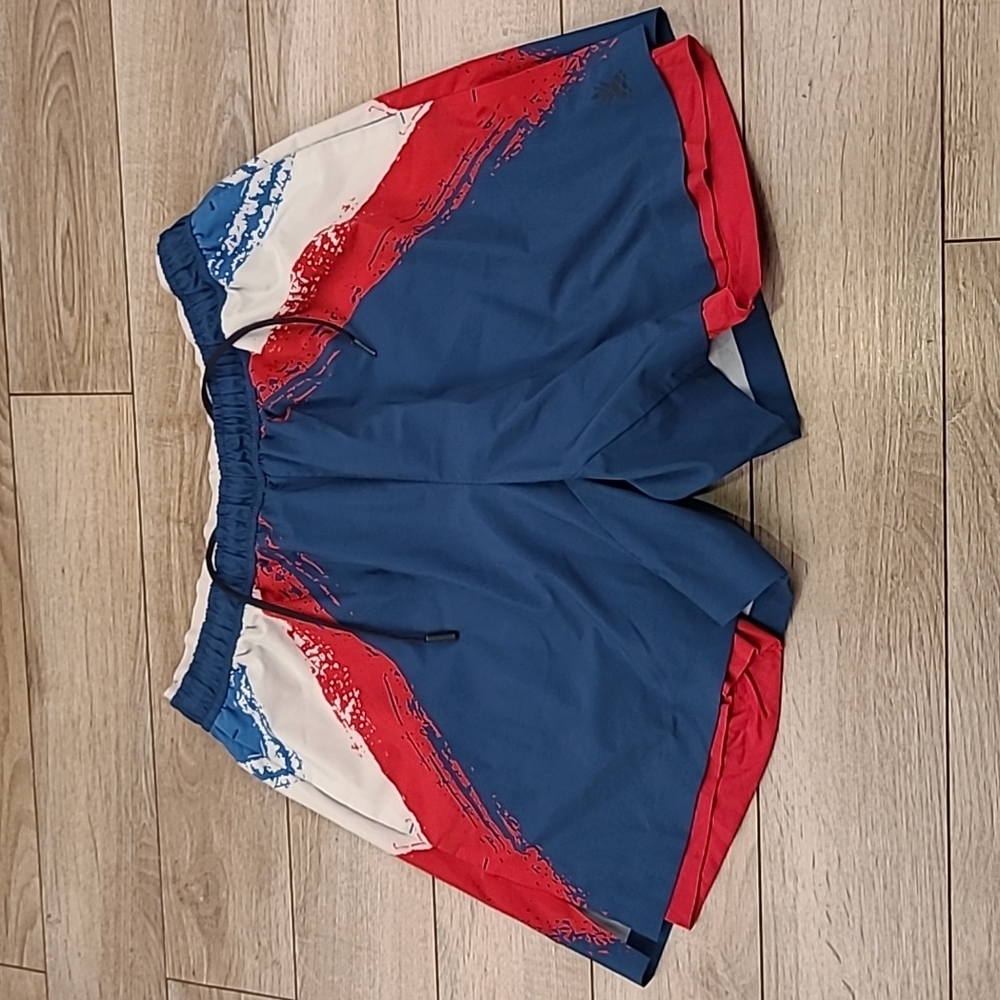 Chubbies Compression Navy Red Splash Large 5.5 In… - image 1